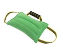 VANZACK Dog Bite Training Sleeve Pillow for Medium to Large Breeds with Sturdy Bite-proof Fabric, Strong Handles, and Green Color Suitable for Tug of War and Obedience Practice