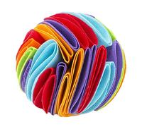 VANZACK Dog Enrichment Toy Pet Food Leakage Toy Sniffing Balls for Dogs Slow Eating Balls Felt Material