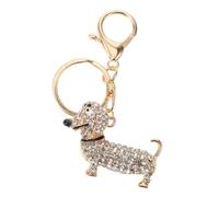 VANZACK Dog Keyring Sausage Dog Toy Design Polished Zinc Alloy Keychain Personalised for Women