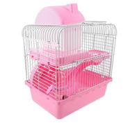 VANZACK Double-layer Hamster Hideout Castle Large Cage for Hamsters and Rats Multi-story Design for Small Pets