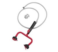 VANZACK Dual Head Eyewash Station Desktop and Wall Mount Design Eyewash with 13mm Pipe Wall Mounted Pp and Metal Material, Space-saving Emergency Response for Laboratory and Workplace