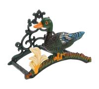 VANZACK Duck Shaped Cast Iron Garden Hose Holder Wall Mounted Storage Rack