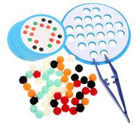 VANZACK Educational Cognitive Play Set Desktop Fuzzy Balls, Early Learning for Parent Interaction and Brain Development