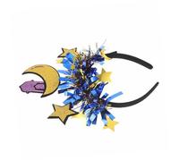 VANZACK Eid Celebration Headwear Women's Star Moon Headband for Ramadan Festive Outfits