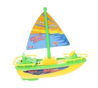 VANZACK Electric Sailing Boat Bath Toy Fun Cartoon Water Plaything for Boy Girl Lightweight Portable Shower Toy for Boys and Girls for Bathtime and Pool Activities