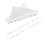 VANZACK Electrostatic Experiment Stick Set Glass Rod and Silk Friction Cloth - High School Science Project Kit for Classroom Physics Teaching and Stem Education