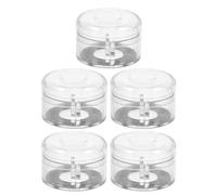 VANZACK Emergency Stop Button Cover Cap Resists Deformation and Prevents Accidental Presses 5pcs Plastic Protective Guard Smooth Surface for 22mm Push Button Switches for Industrial