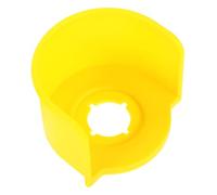 VANZACK Emergency Stop Button Protective Cover with Button Protective Guard for Boys and Girls Safety Yellow Plastic Easy to Install with Stable Fit for Machinery and Homes