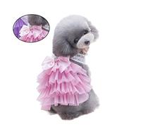 VANZACK Fashion Bowknot Tutu Dress for Dog Pet Dog Skirt Cozy Clothing for Outdoor Activities Dress for