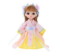 VANZACK Festive Costume Girl Doll with Realistic Ancient Chinese Style Soft Touch Educational Doll for Little Safe Material for Photography and Play