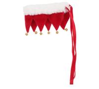 VANZACK Festive Dog Collar with Bells Lightweight Christmas Accessory for Pets Comfortable Neck Collar for Puppies and Kittens for Holiday Parties and Family Photos