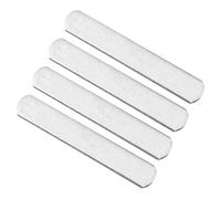 VANZACK Fitness Exercise Leg and Arm Strap Weights Stainless for Weighted Vest 4 Pcs with Electroplating Treatment and Rounded Design, Anti-rust 0.2kg Each Silver
