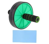 VANZACK Five Hole Double Wheel Abs Roller Muscle Training Equipment for Men Sturdy Core Strengthening Gym Fitness Accessory Compact Silent Exercise Wheel for Home and Gym Workouts