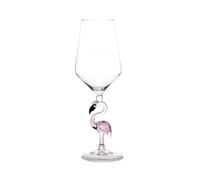 VANZACK Flamingo Wine Glass: Elegant Glass Goblet, Champagne Glasses, Crystal Glass for Wedding Home Restaurants and Parties 1Pc 500ml