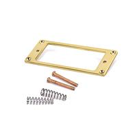 VANZACK Full Golden Metal Humbucker Pickup Mounting Rings Thick Frame for Electric Guitar with Inside Dimension Durable Design for Pickup Applications