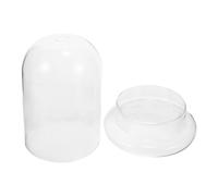 VANZACK Glass Ecological Bottle Terrarium with Bell Jar Dome, Large Micro Landscape Plants Container for Desk and Home Gardening, DIY Glass Plant Vase with Wide Opening