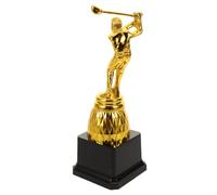 VANZACK Gold Golf Trophy Award Cup Plastic Champion Prize for Sports Competitions Parties Lightweight Keepsake for Indoor Outdoor Events