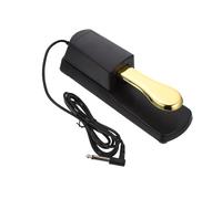 VANZACK Golden Sustain Pedal with Abs and Alloy Steel Material for Electronic Keyboard Multi-use Non-slip Design and Midi Keyboard Suitable for Beginners and Professionals Playing