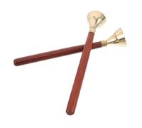 VANZACK Hand Bells with Ergonomic Wooden Handle Musical Instruments for Orff Music Education Enhances Hand-eye Coordination and Motor Skills for Boys