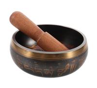 VANZACK Handmade Nepalese Singing Bowl for Meditation Yoga with Calming Soothing Acoustics Spiritual Prayer Music Versatile Decorative Healing Sound Tool