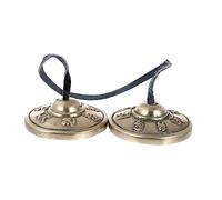 VANZACK Handmade Tibetan Buddhism Cymbal Bell Pure Copper Meditation Percussion Instrument Religious Elements for Yoga Practice