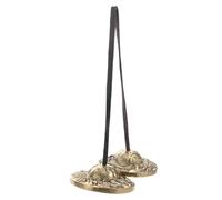 VANZACK Handmade Tibetan Tingsha Cymbals for Meditation Brass Prayer Bells for Mindfulness and Sound Healing Authentic Nepalese Chime Instrument Suitable for Yoga and Relaxation