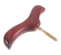 VANZACK Handmade Wooden Cane Head with Hand-sanded Smooth Finish for Balance and Support, Stylish Brown Cane Handle Suitable for Outdoor Use and Walking Sticks