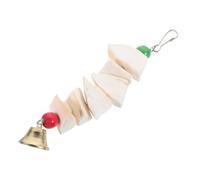 VANZACK Hanging Calcium Supplement Bird Toy for Parrots and Birds Chewing Plaything Calcium Enrichment Safe and Fun Cage Accessory for Healthy Playtime Activities