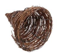 VANZACK Horn of Plenty Cornucopia Basket Thanksgiving Harvest Decor Fall Tabletop Centerpiece for Party and Home Desktop Decoration