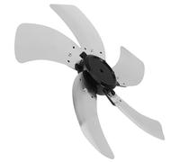 VANZACK Inch Fan Replacement Blade Aluminium Five Leaf Universal Part | Blue Metal Component Supports Pedestal and Table Models, Enhanced Airflow, Reduced Noise, Suitable for Home Bedside Use