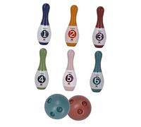 VANZACK Indoor Bowling Educational Interactive Bowling Game for Boys and Eco Friendly Lightweight Ten Pin Sports Kit for Indoor and Outdoor Play Hand Eye Coordination Development