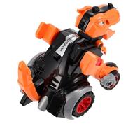 VANZACK Inertial Pull Back Dinosaur Car Transforming Robot Vehicle for Sturdy Shock-resistant Plastic Educational Play for Boys and No Battery Required