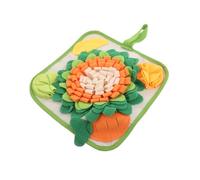 VANZACK Interactive Foraging Pad for Small Animals Bunny Enrichment for Rabbits Hamsters and Guinea Pigs Slow Feeder with Washable for Healthy Eating Habits