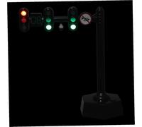 VANZACK Interactive Traffic Signal Light for Sound and Light Effects Miniature Railroad Signal Model for Early Education Realistic Safety Lamp Pretend Play in Bright Colors for Hand-eye