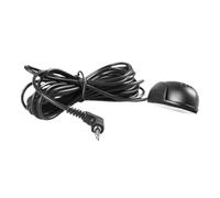 VANZACK Jack Car Stereo Microphone Compact Auto Radio Mic for Vehicle Audio System with Electret Condenser Capsule Noise Resistant for Enhanced Driving Sound Quality