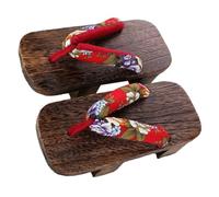VANZACK Japanese Clog Shoes Wooden Sandals Women Traditional Fashion Slippers Female Footwear for Cosplay and Daily Wear Size 38-40