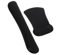 VANZACK Keyboard Wrist Cushion and Comfortable Mouse Pad 2pcs Memory Foam Wrist Support Pad for Gaming and Long Time Computer Work