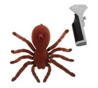 VANZACK Lifelike Remote Control Spider Abs Halloween Decoration Prank for Party Trick Without Battery