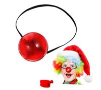VANZACK Light Up Red Clown Nose with Elastic Band for Adults Fun Circus Party Prop Halloween Costume Accessory Unique Glowing Design