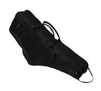 VANZACK Lightweight and Shockproof Alto Saxophone Case Made with Sturdy Oxford Cloth and Sponge, Featuring a Stylish Black Design and Double Shoulder Straps for Musicians the Move
