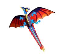 VANZACK Long Tail Kite Cartoon Dinosaur Shape Foldable Cloth Outdoor Kite for Lovely Lifelike Design Gift for Day