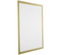 VANZACK Magnetic Certificate Frame A3 29.7X42Cm Self-Adhesive Poster Holder Gold Border Magnetic Photo Frame for Refrigerator and Office Cabinet Display