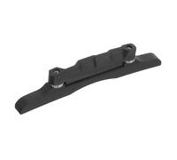 VANZACK Mandolin Bridge Replacement Wood Saddle Accessory with Rich Sound and Resonance for Mandolin Playing on The Go, Black Colour and Delicate Shape Instrument Part
