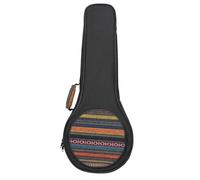 VANZACK Mandolin Gig Bag Portable Thickened Canvas Backpack Unique National Style Knitting Design