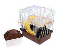 VANZACK Material Hamster Cage Safe for Pets Bucastate Pet House Extra Wheel Water Jug