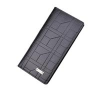 VANZACK Men Long Wallet with Card Slots, PU Leather, Id Window | Classic Design, Soft Smooth Finish, Secure Coin Storage, Daily Commute and Travel Documents Carry