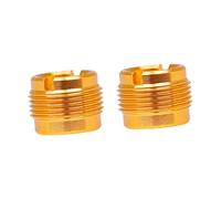 VANZACK Microphone Clip Adapter Screw Set 2pcs, Mic Stand Thread Converter Screws for Microphone Holders, Gold Color, Compatible with Mic Stands and Shock Mounts, Suitable for Studio and Stage Use