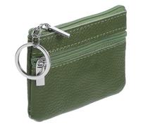 VANZACK Mini Coin Bag Small Leather Key Chain Wallet Women Zipper Purse for Everyday Carry