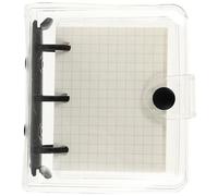 VANZACK Mini Pvc Coil Notebook with Three Holes, Paper and Alloy Material, Simple Stylish Note Pad for Daily Organizing and Planning, Gift for Office Workers and Travelers