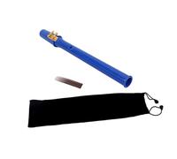 VANZACK Mini Saxophone Pocket Sax Woodwind Instrument Portable Blue with Carrying Bag for Music Lovers and Beginners Handmade Artistic Little Saxophone for Acoustic Play and Gift